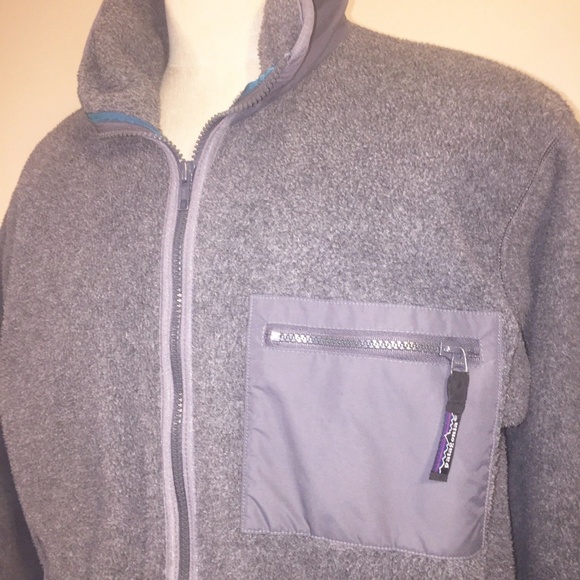 Patagonia Jacket Men L Fleece Vintage Retro Zip - Picture 2 of 8